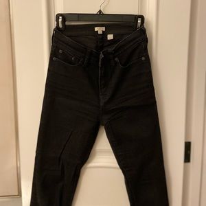 J. Crew Black Skinny Jean